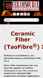 Mobile Screenshot of ceramicfiber.com